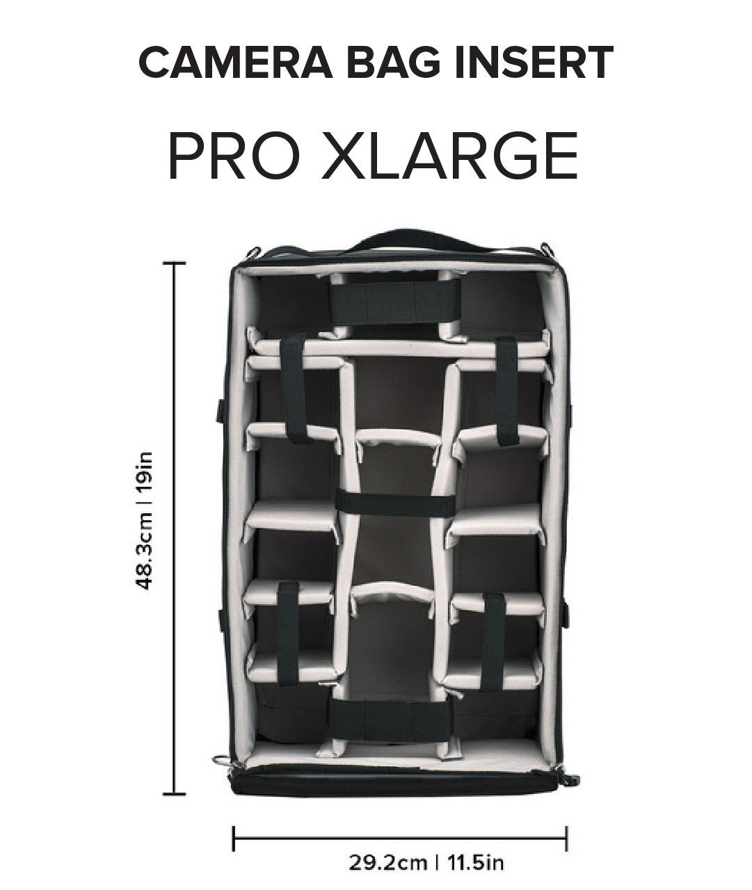 ICU - Pro XL Camera Bag Insert and Cube