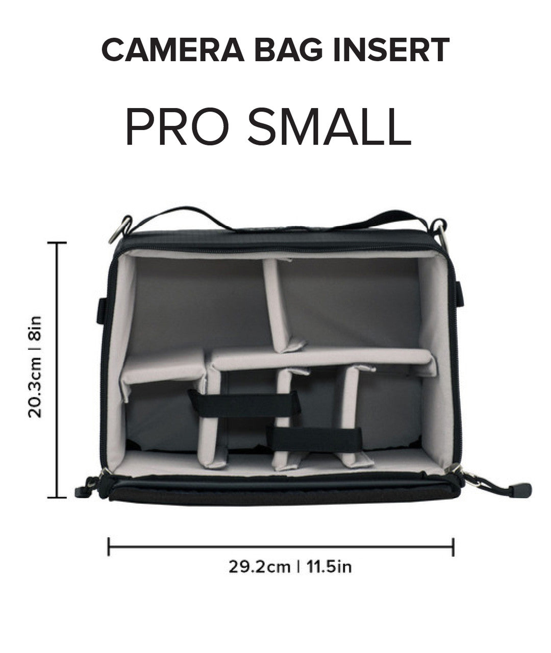 ICU - Pro Small Camera Bag Insert and Cube